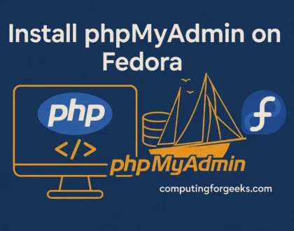 نحوه نصب phpMyAdmin در فدورا 43/42/41/40